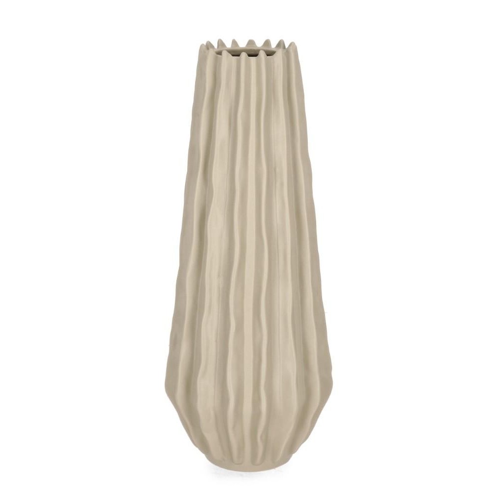 VASO ELDAR ALTO BEIGE D12,5X33H